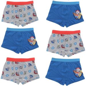 Paw Patrol Boxershorts - 6 Stuks - Maat 110/116