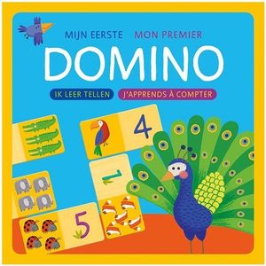 Deltas Mijn Eerste Domino - Ik Leer Tellen | Bordspel voor 4-99 jaar | 28 kaarten