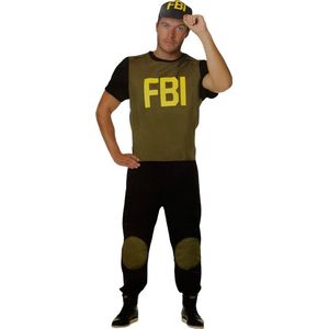 FBI verkleedkostuum voor volwassenen - 3 delig - maat L