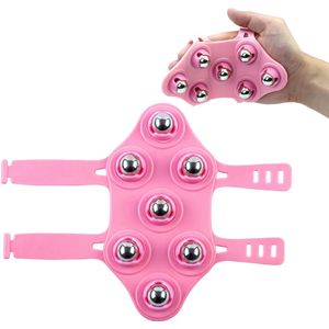 Ball Body Massage Gloves, Portable Body Massager, Palm Shape Massage Gloves, Metal Body Massager