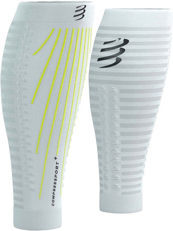 Compressport - R2 Aero - Compressie Sleeve - Wit Geel