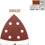 CMT - Schuurpapier met velcro systeem korrel 240 - Multitool machine accessoires - uncat2 - 10 Stuk(s)