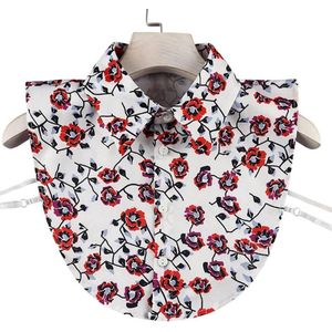 Allecto plus - Afneembare kraag van kant en chiffon, elegant ontwerp, halsketting voor blouse, dames en meisjes