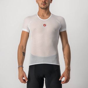 Castelli Pro Issue SS Ondershirt  Fietsshirt - Maat L  - Mannen - wit/rood