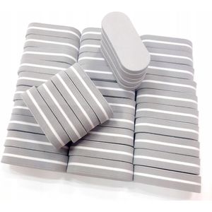 Polijstblok Grijs 120/120 - 8x40 Stuks voor Nagelverzorging