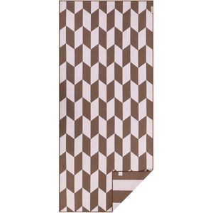 Extra groot strandlaken - PIECE OF SUN® 90x200 cm - Bruin Beige - Zandvrije Sneldrogende Microvezel Handdoek - Duurzaam Badlaken - Voor Strand & Sauna