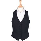Gilet - Satijn - 100% Polyester - Verstelbare Rug - 5 Knopen - 2 Zakken
