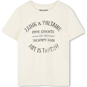 Zadig & Voltaire - X60464 - T-shirt - Beige - Korte Mouwen