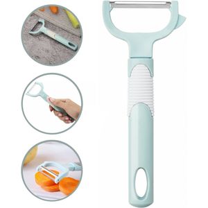 Dunschiller - Julienne & Groenteschiller - Groentesnijder - Uiensnijder - Spiraalsnijder - Juliennerasp - Juliennesnijder - Sliertensnijder - Multifunctionele Groenten Schiller Aardappel schiller - Dunschiller Bla/Gro/Roze