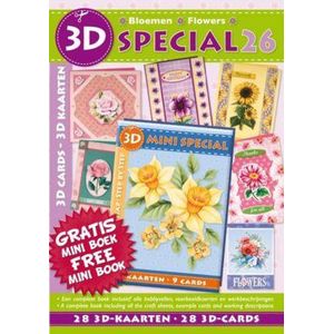 A4 Special Boek - Bloemen - Maak 28 prachtige wenskaarten