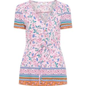 usha blouse met korte mouwen