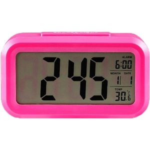 LED - Alarm Wekker - Temperatuur - Datum - Roze