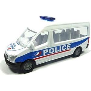 Siku Mercedes Benz Sprinter Police 8,2 Cm Staal Wit (0806001)