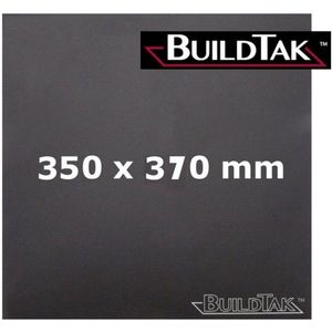 BuildTak - Origineel 3D Afdrukoppervlak - Zwart - 350 x 370 mm