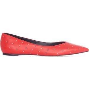 Mangará Hamelia Dames ballerina's leer - Rood - Maat 41