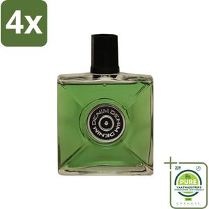 Denim - Aftershave - Musk - for Men - 100 ml - Voordeelverpakking - 4 stuks - Aftershave - Scheergel