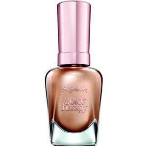 Sally Hansen Color Therapy Argan Oil Formula - 170 Glow With The Flow - Nagellak - Goud - 14.7 ml