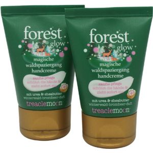 Treaclemoon - Winter Handcrème Forest Glow - Reisverpakking - 2x 30 ml - Met Urea - Winterwoud en Bramen Geur