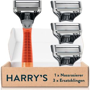 Scheerapparaat voor mannen met 3 reservescheermesjes – Comfortabele en grondige scheerbeurt