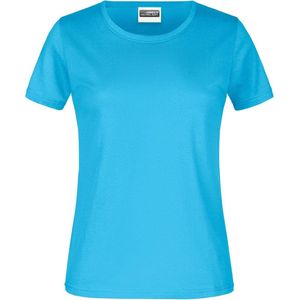 James And Nicholson Dames/dames Ronde Hals Basic T-Shirt (Turquoise)