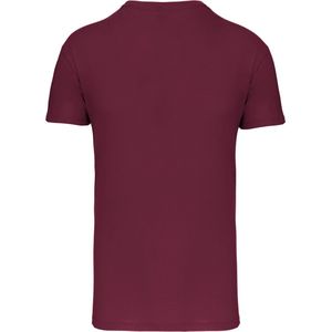 Wijnrood T-shirt met ronde hals merk Kariban maat L