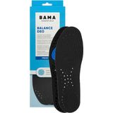 BAMA Balance Deo Inlegzolen – anatomisch voetbed met gelkussens, hielcup en geurcontrole – ademend, wasbaar, unisex – 1 paar maat 36 EUR