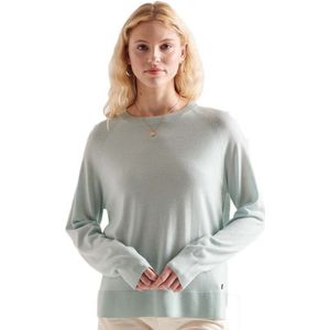 Superdry Merino Crew Trui Grijs L Vrouw