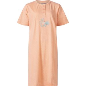 Cocodream dames nachthemd korte mouw | MAAT XXL | Tropic flamingo | zalm