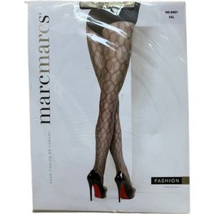 MarcMarcs fantasie 20 den panty honey maat L-XL grey