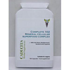Complete 102 mineralen cellulaire superfood complex 100 capsules