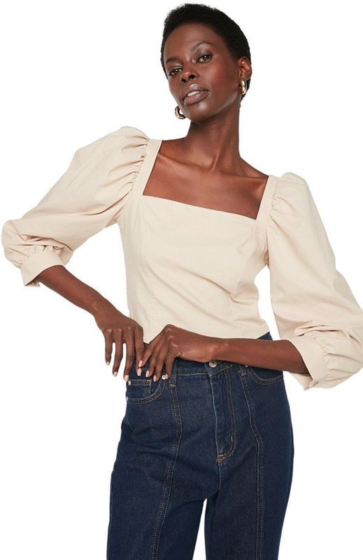 Trendyol Vrouwen Standaard mouw Basis Blouse