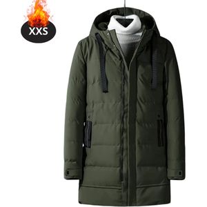 Livano Winterjas - Parka - Heren - Winter - Jas - Volwassen - Stijlvol - Legergroen - XXS
