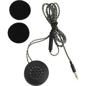 Motorhelm headset met helm-luidspreker voor handsfree bellen - 3,5 mm stekker - 1,2 meter kabellengte .