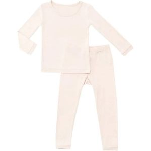 Bamboe Pyjama - Roze – Kinderen - Pyjama - Pyjama Meisje - Maat 4 Jaar - Roze Pyjama