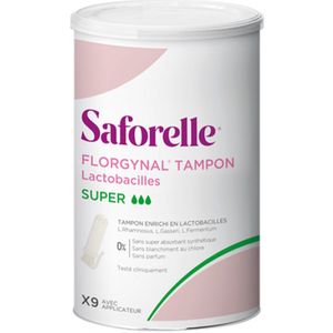 Saforelle Florgynal Compact Applicator Pad 9 Super