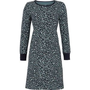 Ringella - Bloomy - Nachthemd - Blauw - Panterprint
