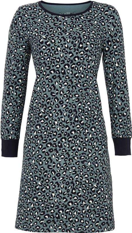 Ringella - Bloomy - Nachthemd - Blauw - Panterprint