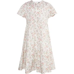 DreiMaster - Vintage Jurk - Groen - Bloemenprint - 3/4 Lengte