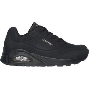 Skechers Uno - Stand On Air - Dames Sneakers - Zwart