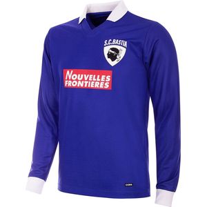 COPA - SC Bastia 1997/98 - Retro Voetbalshirt - Blauw - Heren