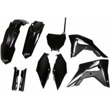 Ufo - Hokit120f-001 - Vorkbeschermers & Kunststofset - Zwart - Honda CRF 250RX/450RX 2019-2021