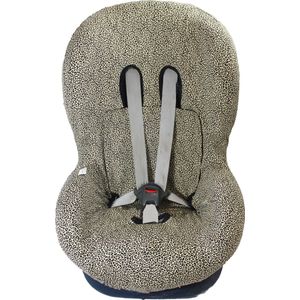 Wallabiezzz Maxi cosi Autostoelhoes - Universeel - groep 1 (+) - Panter Creme