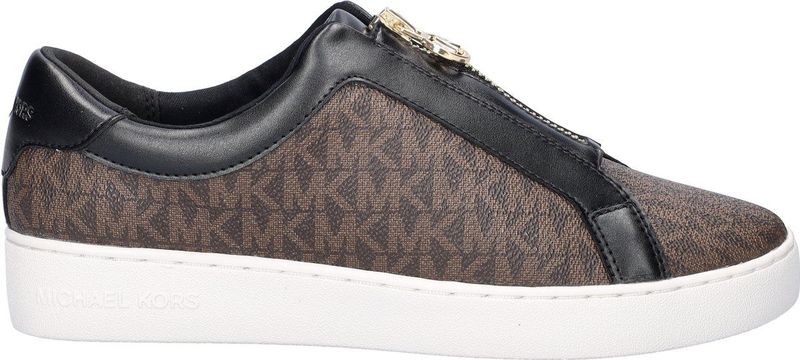 Michael Kors - Keaton Zip - Dames Sneaker - Bruin