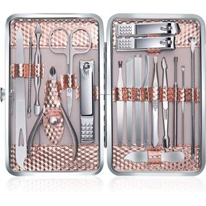 Luxe Manicure Set - Pedicure en Manicure set - Met etui - Vrouwen en Mannen Manicure Cadeauset