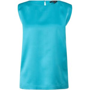 comma - 2136851 - Damesblouse - Oversized - Zacht Satijn van Viskosemix