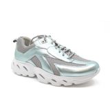 Durea - 6309 - Sneakers - Mint Groen - Leer en Mesh