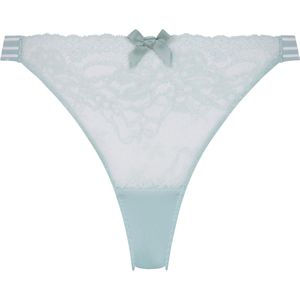 Hunkemöller Dames Lingerie String Sully - Blauw - maat XS