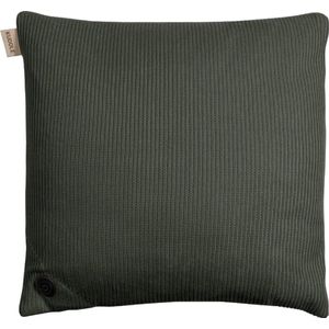 Kuddle Warmtekussen Oplaadbaar - Draadloos - Elektrisch - 45x45cm - Knitted 'Olive Green' - Inclusief Powerbank