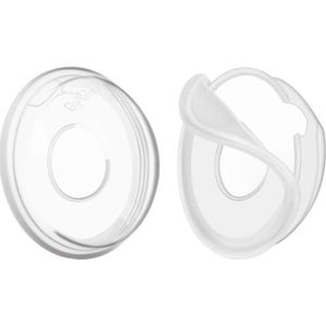Youha® - Lekschalen - Borstschalen - Moedermelk collector - Opvangen van borstmelk - afkolven - BPA vrij - orgineel Youha product - set van 2 stuks