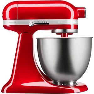 KitchenAid Standmixer - Mini mixer met kantelbare kop, accessoires en capaciteit van 3,3L - Rood